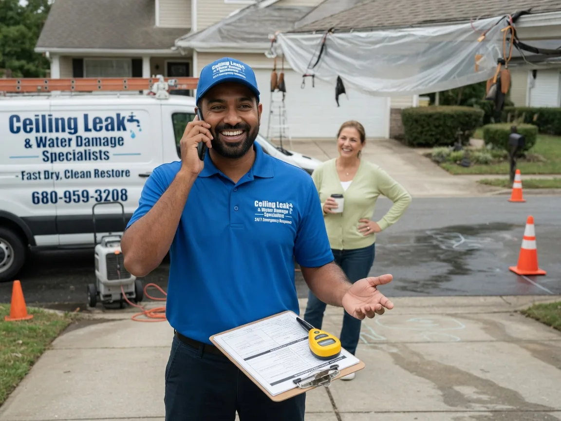 Ceiling Leak Cleanup Burns, KS FAQs